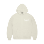 ISLAND PUFF PRINT ZIP HOODIE [OFF WHITE]