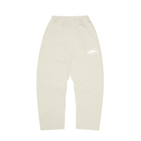 ISLAND PUFF PRINT OPEN HEM SWEATPANT [OFF WHITE]