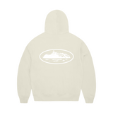ISLAND PUFF PRINT ZIP HOODIE [OFF WHITE]